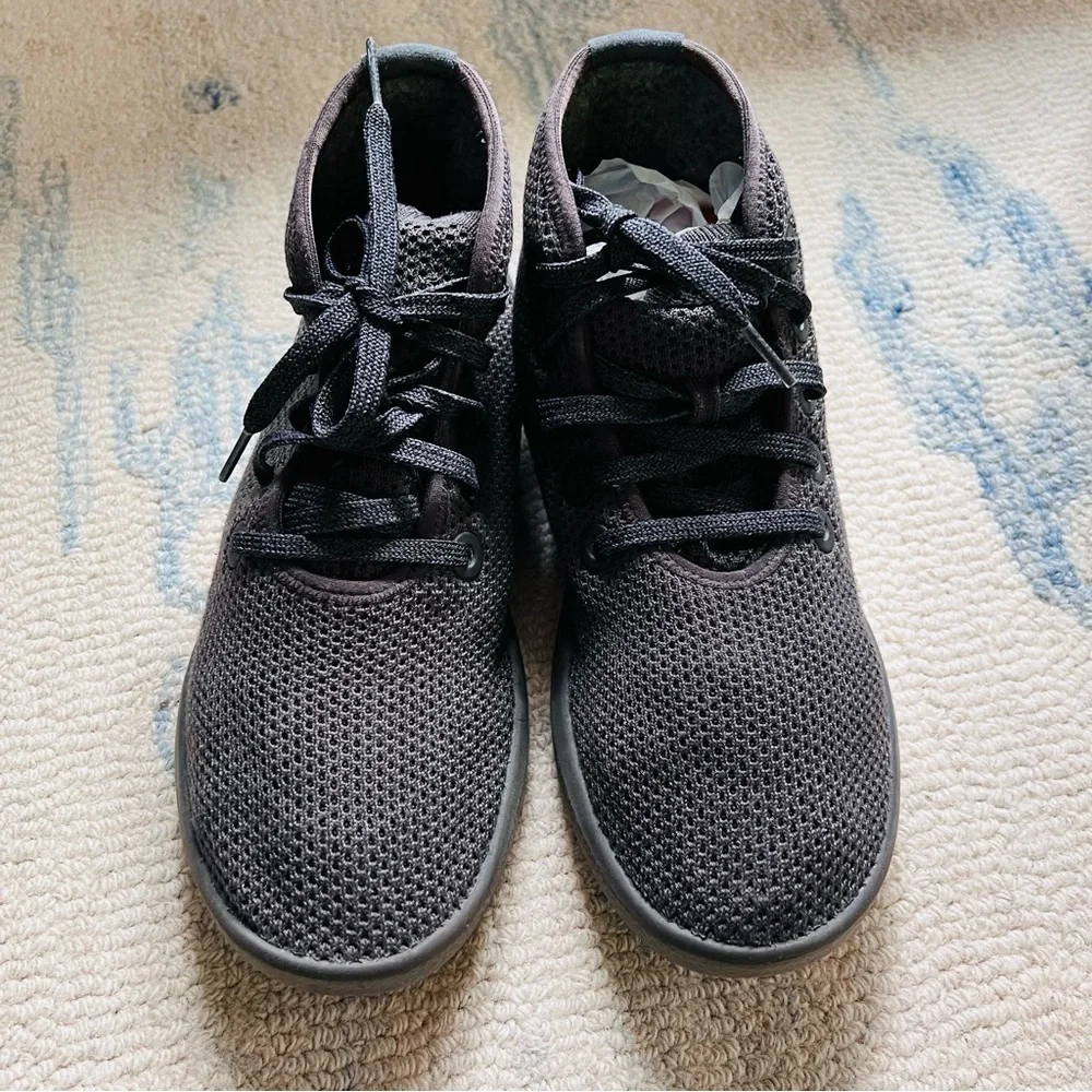 ALLBIRDS WOMENS TREE TOPPERS HIGH TOP SNEAKERS DARK GRAY SIZE 8